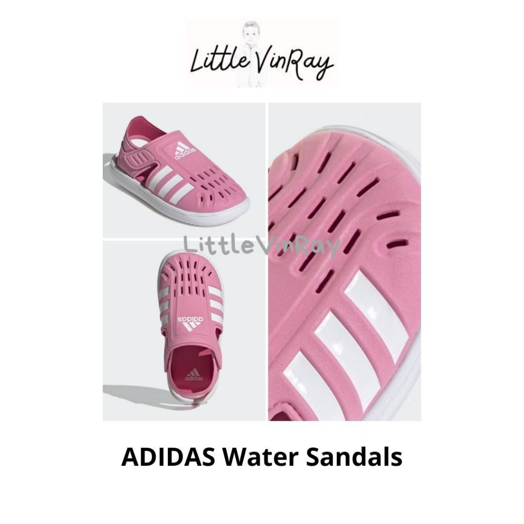 ADIDAS Water Sandals PINK ORIGINAL / Sandal Merah Jambu Anak Perempuan