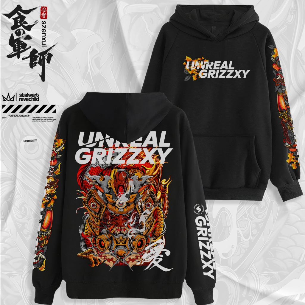PULLOVER Japanese Dragon Streetwear Sweater Hoodie l Pakaian Hoodie Sunmori Vol2