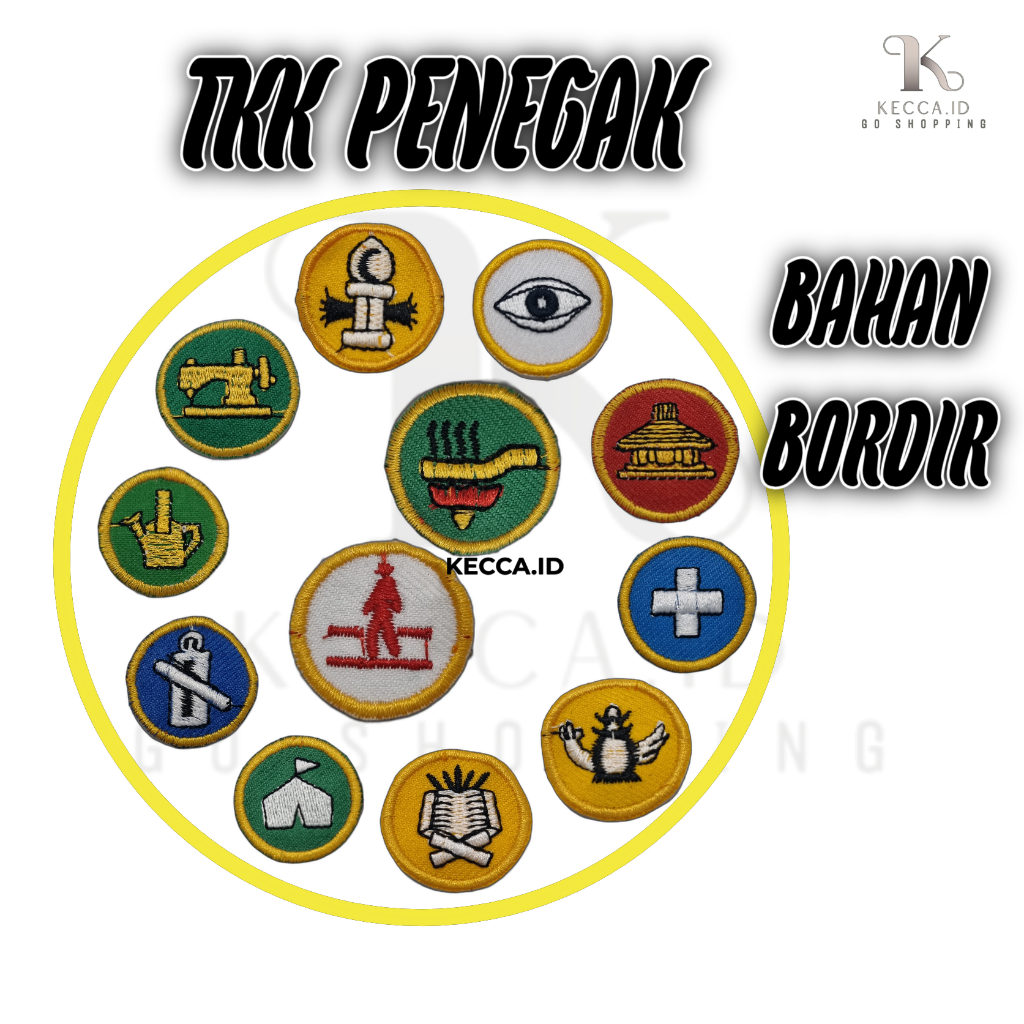 ATRIBUT PRAMUKA TANDA KECAKAPAN KHUSUS SKK -TKK PENEGAK