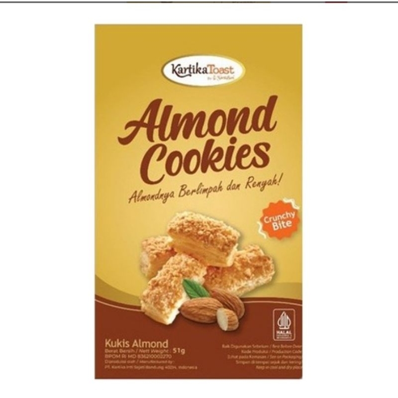 

Kartika Toast Cookies Almond 51gr