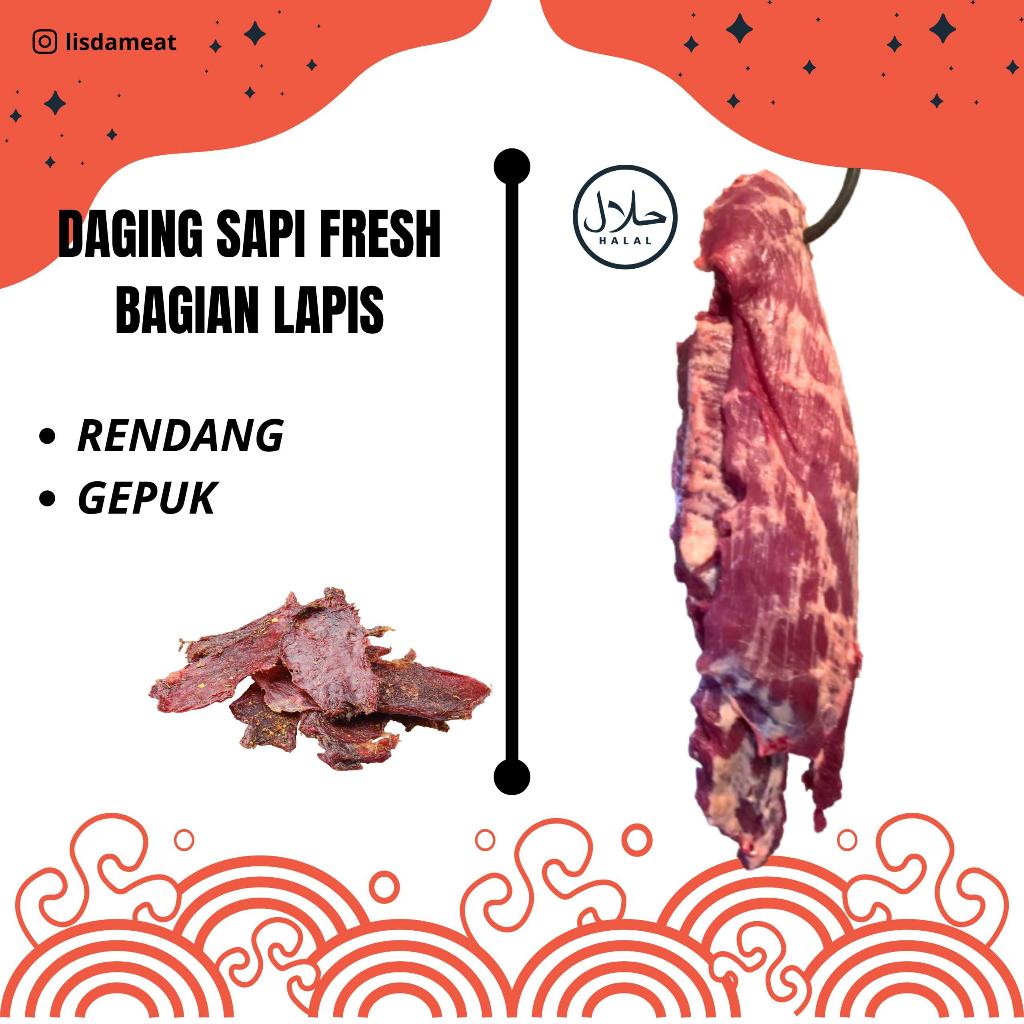 

DAGING SAPI LOKAL FRESH BAGIAN LAPIS UTUH