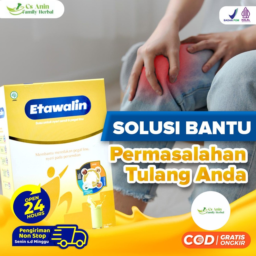 

Etawalin – Susu Kambing Etawa Tingkatkan Kepadatan & Kesehatan Tulang Sendi Susu Anti Pengapuran Sendi Asam Urat Rematik Nyeri Otot Pegal Linu tulang Keropos