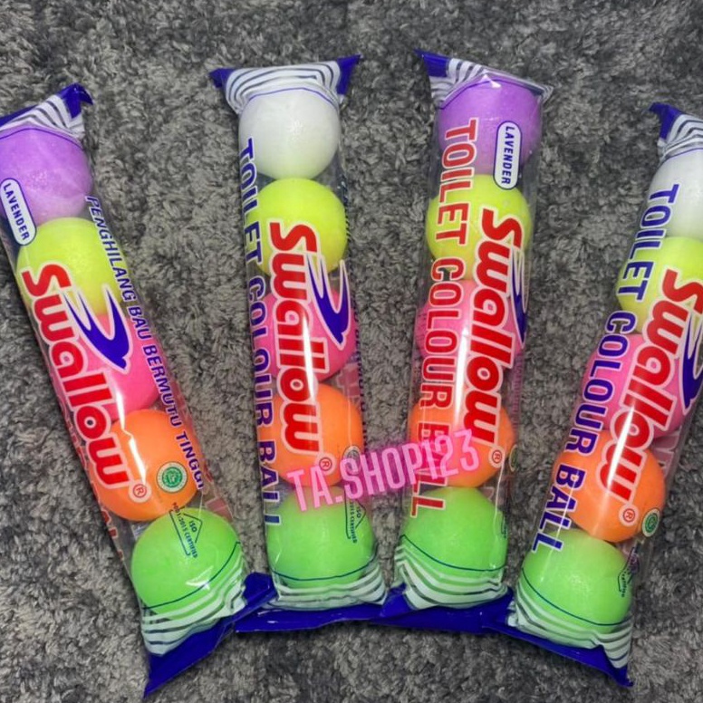 Promo besar KAMPER SWALLOW TOILET BALL WARNA