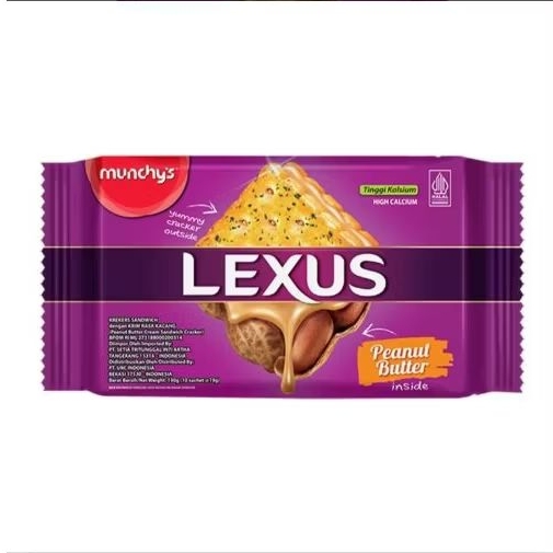 

munchy's Lexus Biskuit Sandwich Selai Kacang 190 g