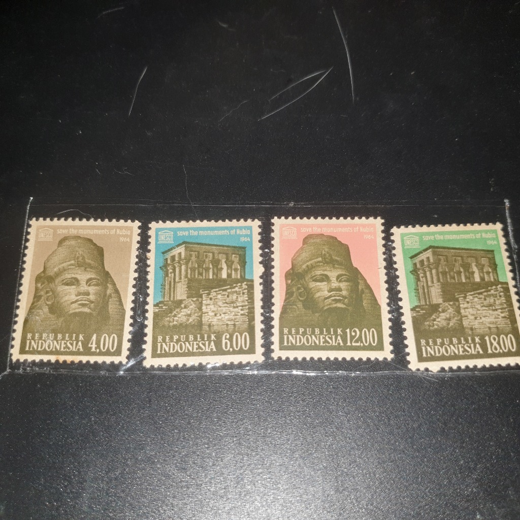 

Perangko Save The Monuments of Nubia 1964 Set