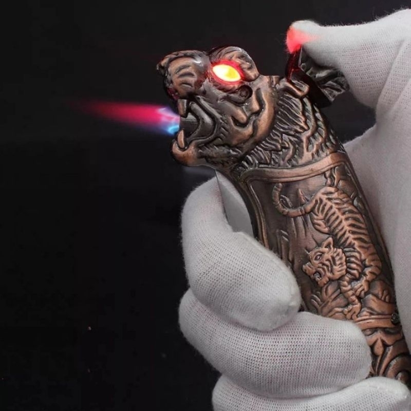 Korek Api Pisau Lipat Motif Lion