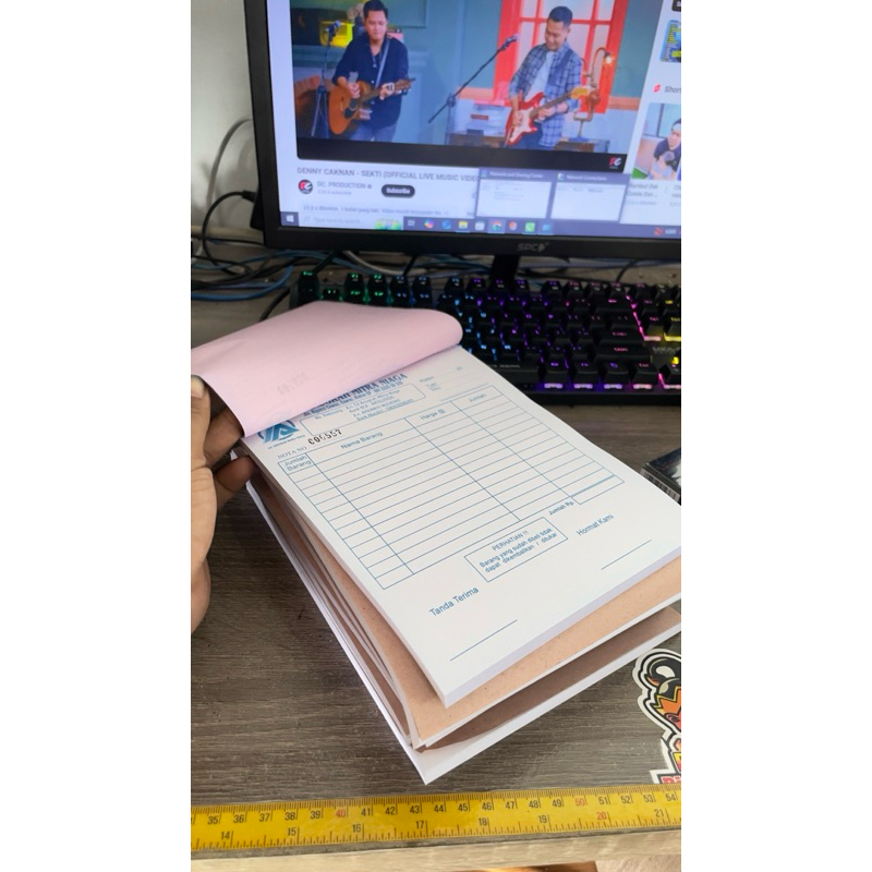 

nota ncr hvs satuan paketan custom free desain