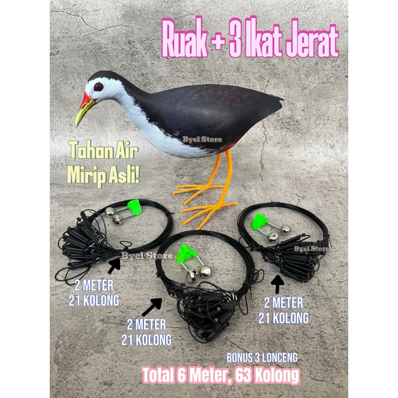 Jebakan Racik Burung Ruak Ruak Jerat Wakwak