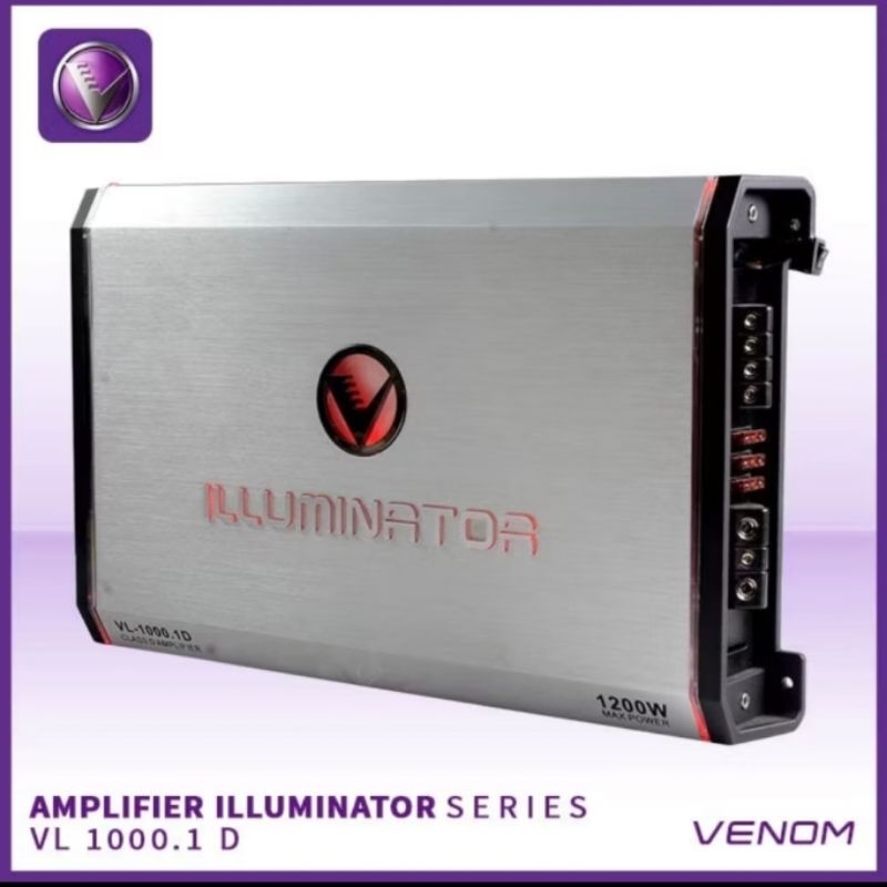 Power Monoblock Venom Illuminator VL1000.1D Garansi Resmi venom