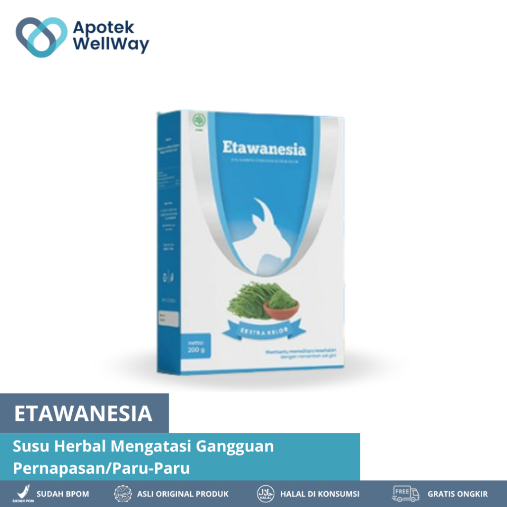 

SUSU ETAWANESIA ETAWA BIRU Susu Kambing Etawa 5 X Lebih Efektif Dari Yang Sejenis + Ekstrak Moringa Rasa Premium Enak Tidak Prengus ETAWANESIA ORIGINAL