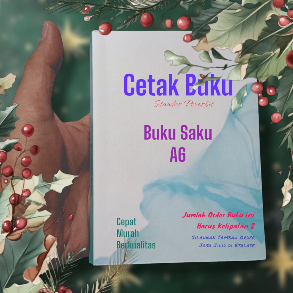 

jasa print cetak buku saku ukuran a6 HVS dan Bookpaper