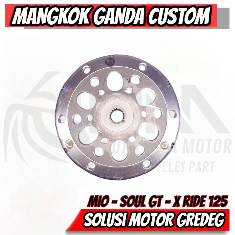 Mangkok ganda Custom X-Ride 125 Anti Gredeg Original