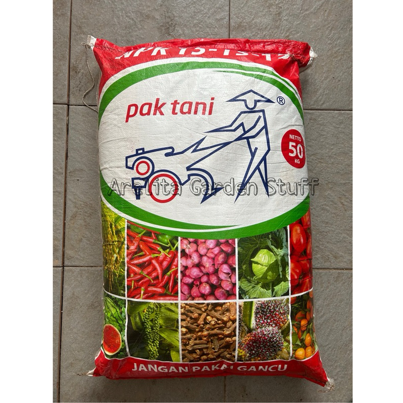 Pupuk NPK 15 15 15 Pak Tani Repack 1kg Original