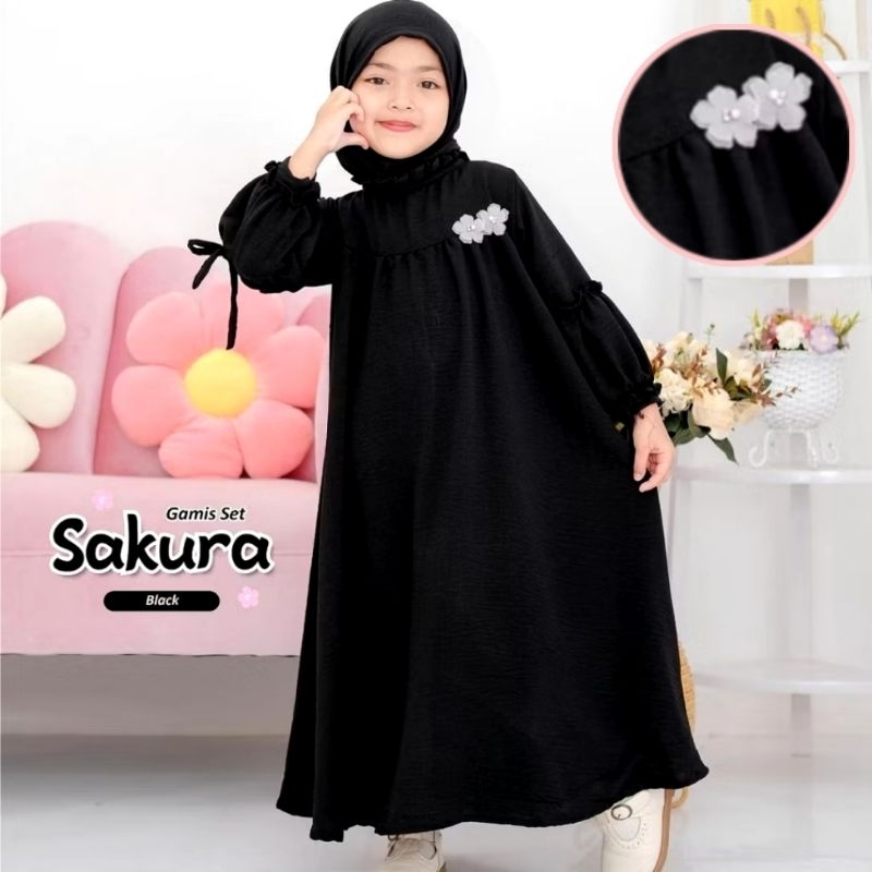 Ready Stock Termurah Gamis Perempuan Rayon Crinkle Airflow 0-17 Tahun & Dewasa Ragam Warna Dress