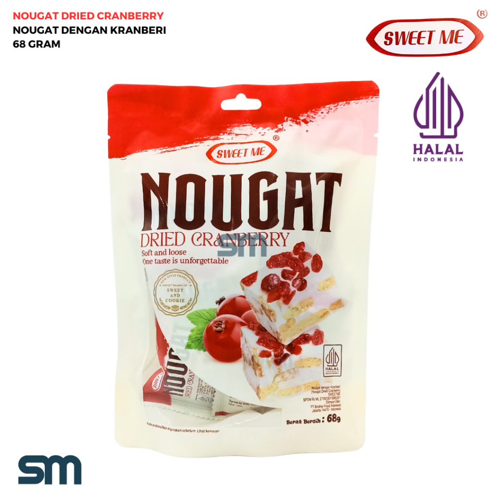 

SWEET ME SNACK KUE CAKE NOUGAT DRIED 68 GRAM