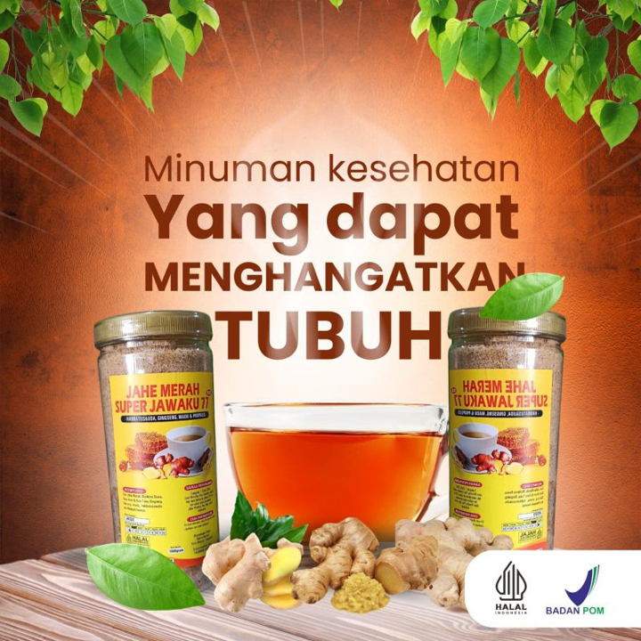 

Jahe Merah Instan Jawaku 77 / Jahe Merah Instan 1Kg Minuman Sehat Menyehatkan