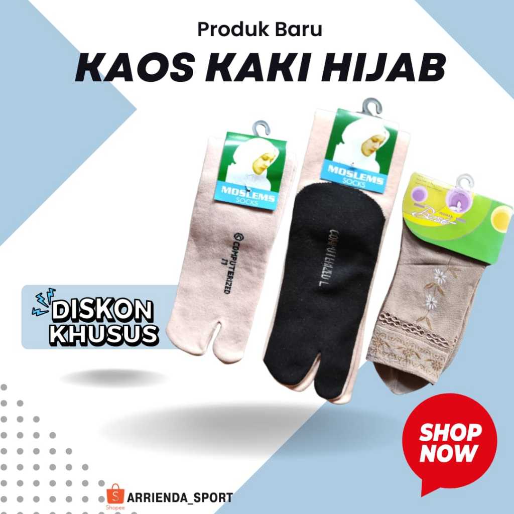 Kaos Kaki Hijab/Kaos Kaki Jempol Muslimah/Kaos Kaki Hijab Premium/Kaos Kaki Warna Kulit