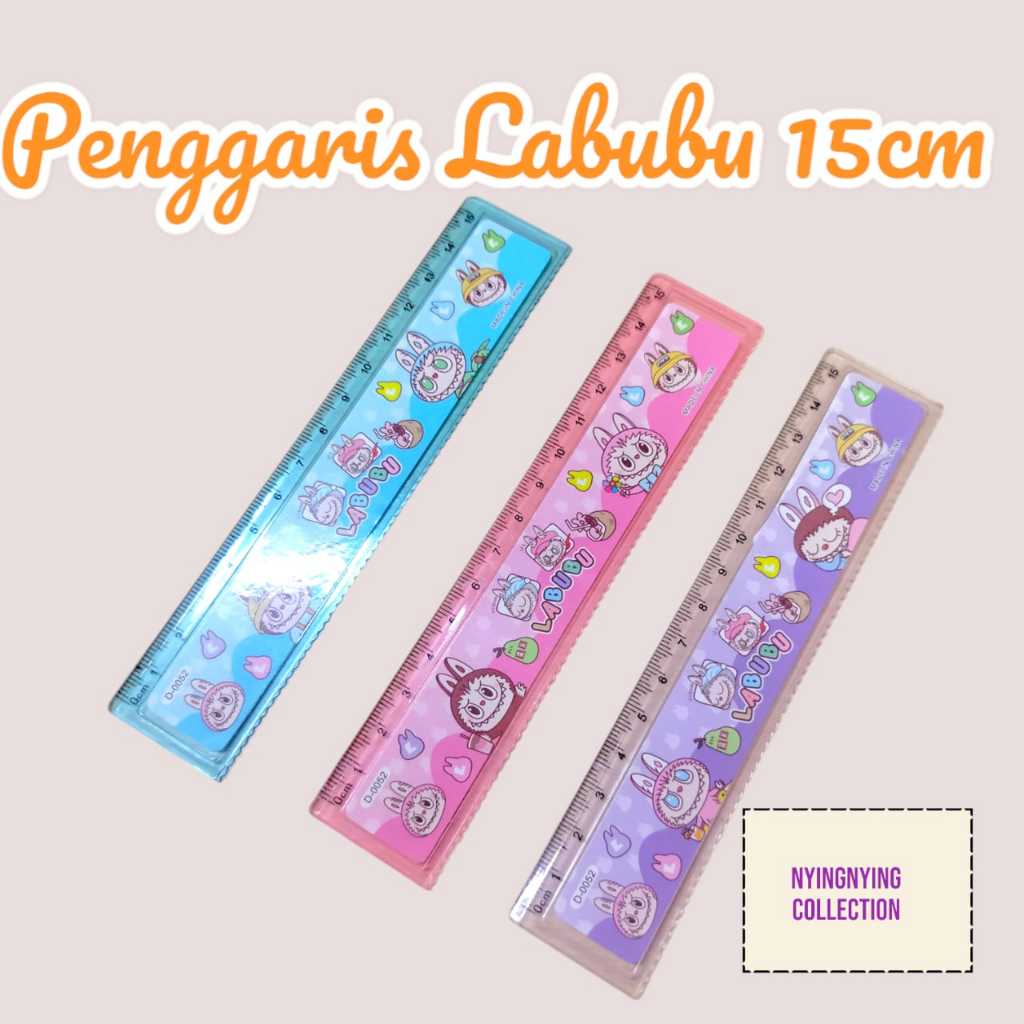 

(15 CM) PENGGARIS D-0052 LABUBU / RULER KARAKTER VIRALnyingnying collection