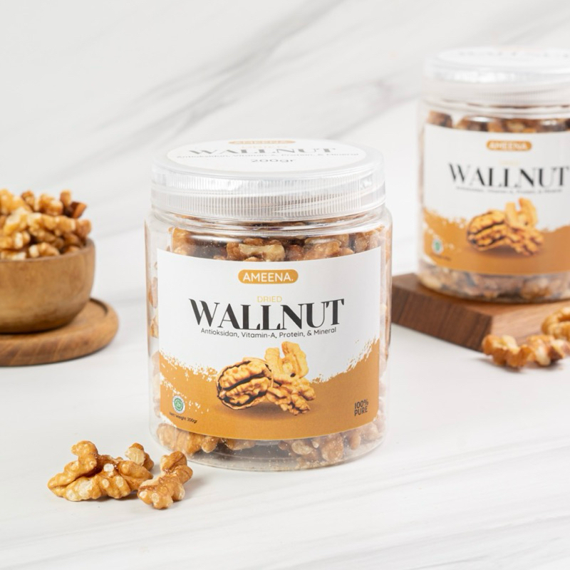 

[ TOPLES ] Walnuts Roasted 200GR | Ameena Premium Quality