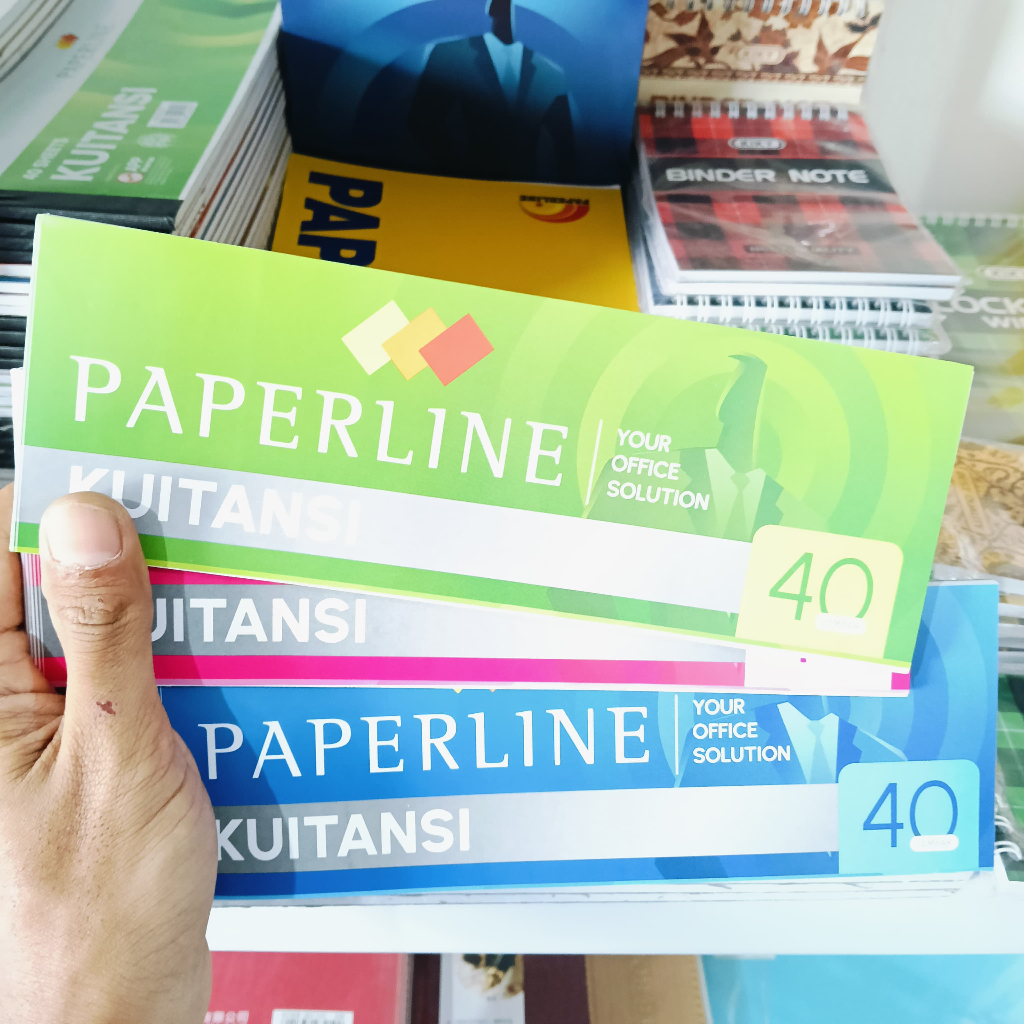 

PAPERLINE KUITANSI KECIL BUKU KWITANSI PPL KT 40M 40 LEMBAR