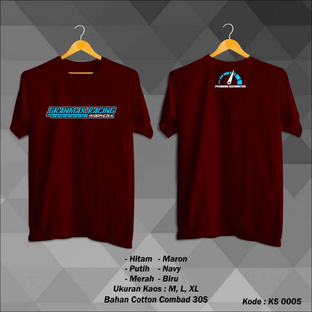 Kaos Grand Max Racing Indonesia Baju kaos Racing