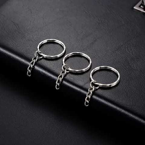 1 Gros (144 Pcs) Ring Gantungan Kunci Double Bergerigi Ring Gantungan Multifungsi