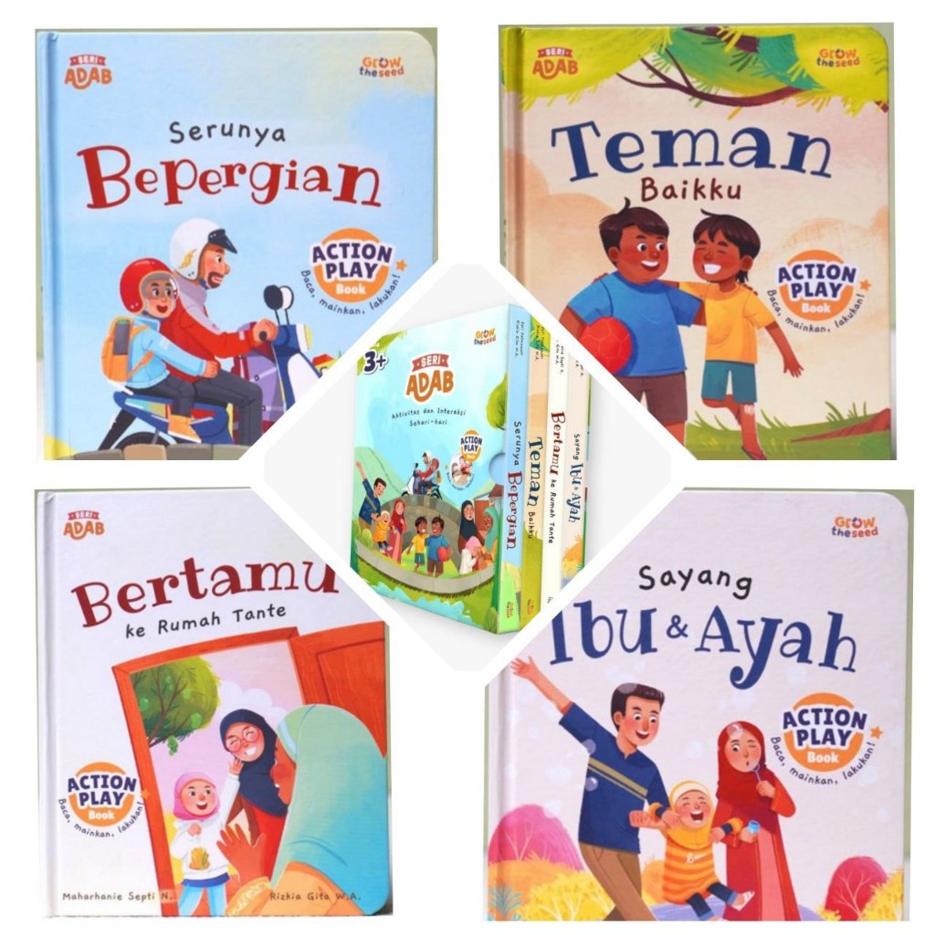 Action Play Book Seri Adab | Grow The Seed