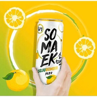 

SOMAEK YUZU / S0JU BOMBIR KALENG / BOTTLE RASA LEMON 320ML