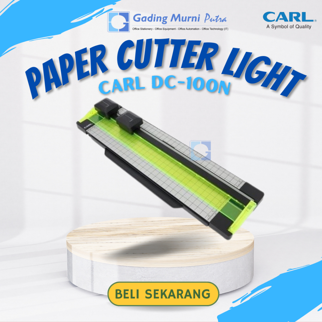 

CARL DISK CUTTER PEMOTONG KERTAS LIGHT DC-100N