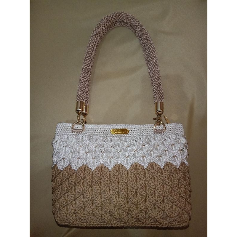 Tas Rajut Crocodile/ Tas Rajut Pesta/Tas Rajut Kondangan