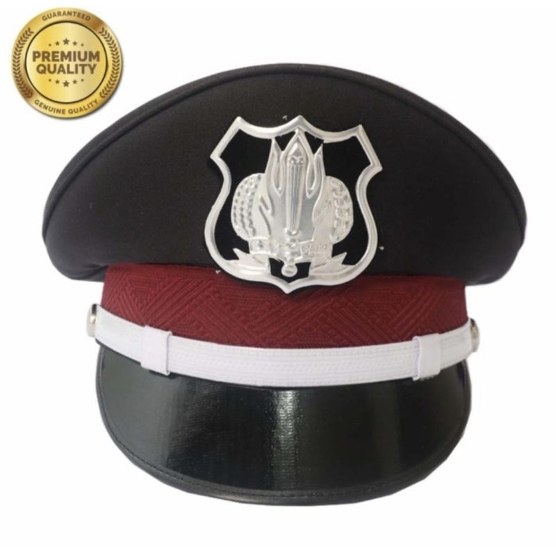 Taopi pet satpam terbaru/topi pet pdh satpam/topi satpam