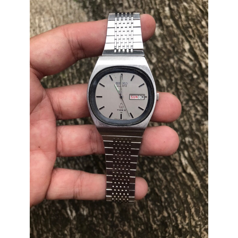 jam seiko kotak tank quarts vintage second bekas