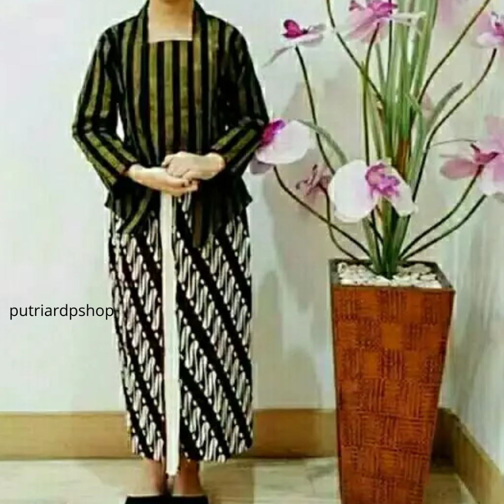 ✿ SATU SET KEBAYA LURIK ANAK UMUR 0-12 TAHUN// BAJU ADAT JAWA ANAK//PAKAIAN ADAT ANAK PEREMPUAN ❋
