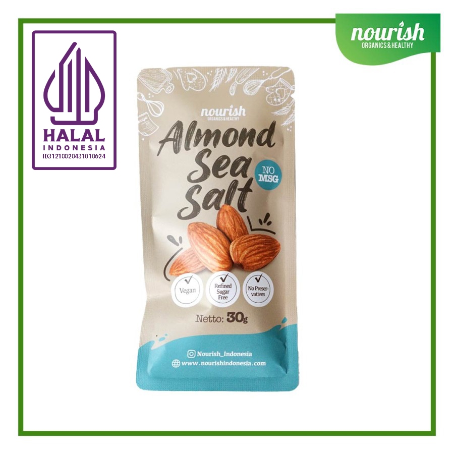 

Almond Sea Salt - Almond Asin dengan Sea Salt 30gr