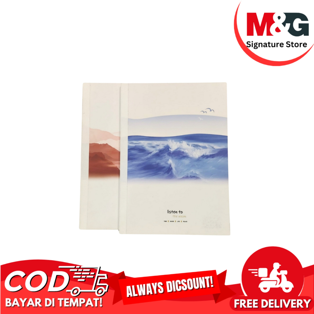 

Buku Catatan Bergaris A5 M&G 80 Lembar Cover Dengan Kata-Kata #APNBC006 Notebook