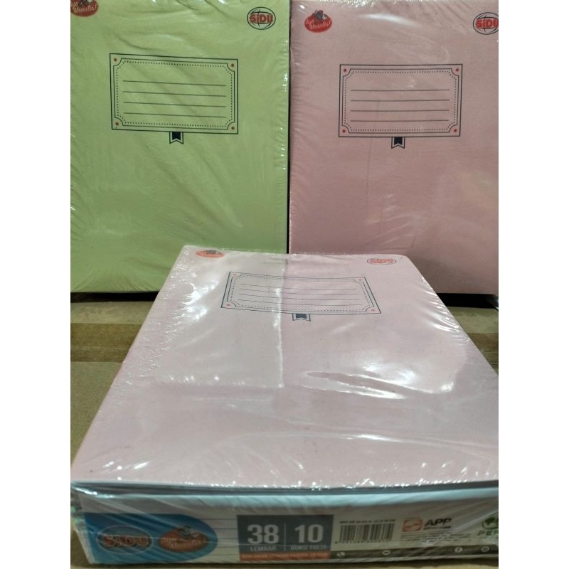 

1 Pack 10 Buku Tulis SIDU Sinar Dunia 38 Lembar