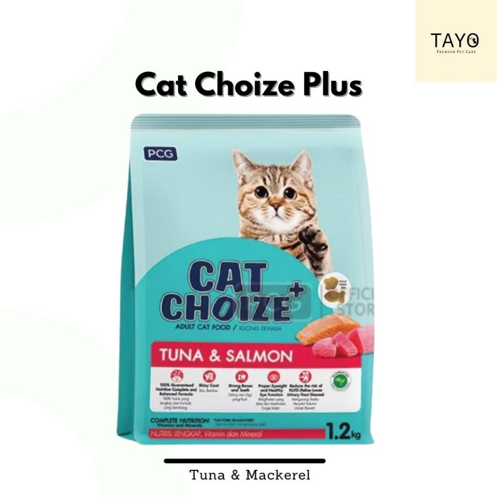 Cat Choize Plus Tuna Salmon Cat Choize + Adult Tuna Salmon 500g Makanan Kucing Premium untuk Dewasa