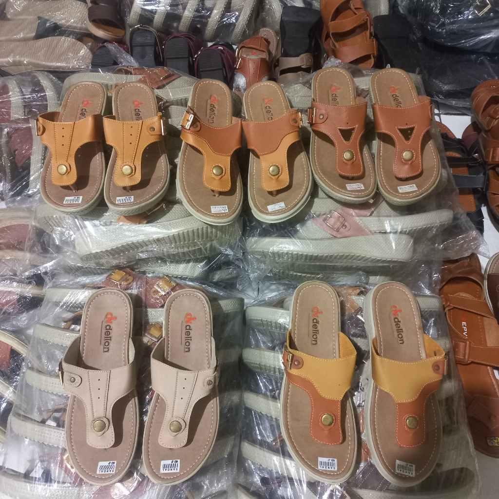 sendal delion wanita model jepit