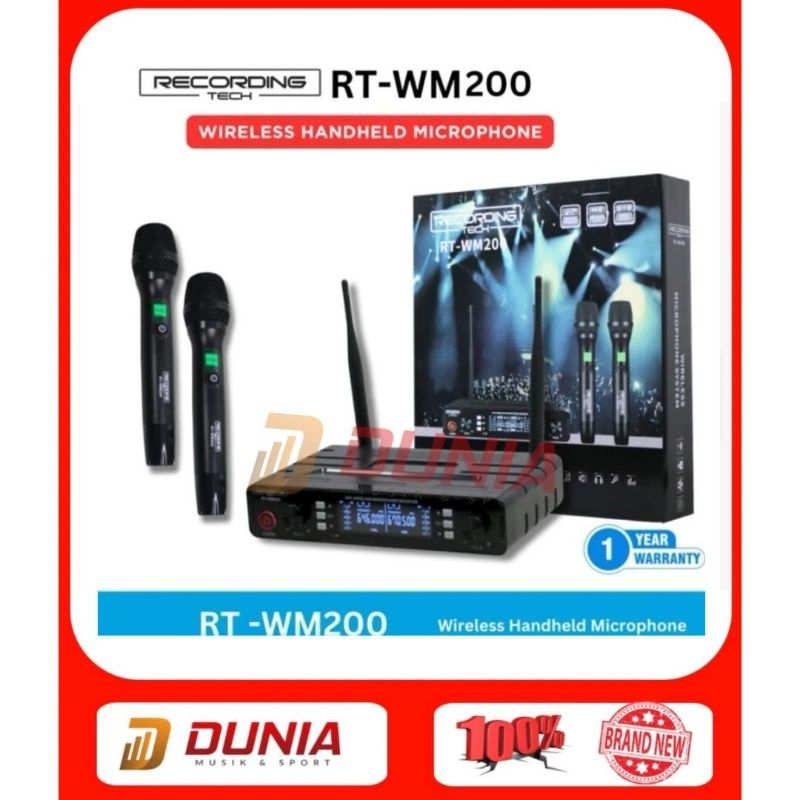 Recording Tech RT WM200 Mic Wireless