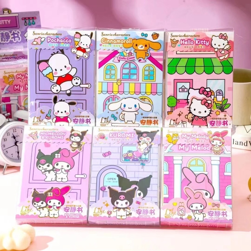 DIY Quiet Book Melody Kuromi Mainan Edukasi Buku Aktifitas Anak Busy book