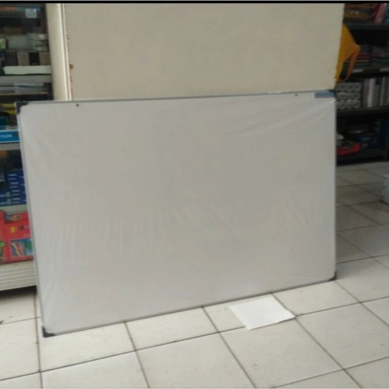 

Cemerlang Papan Tulis White Board Non-Magnetik uk 80 x 120 cm.