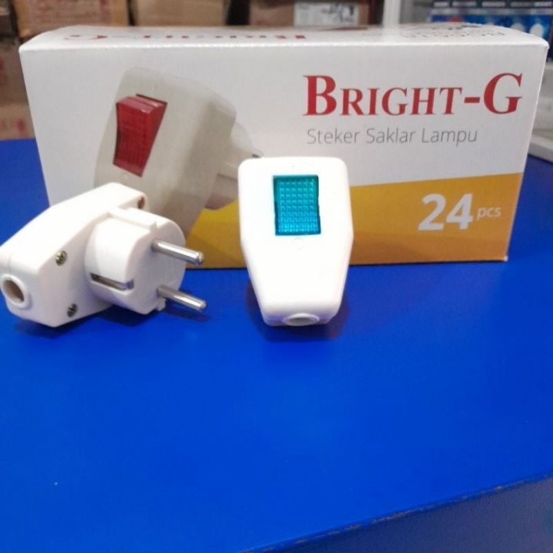 STEKER SAKLAR LAMPU  BRIGHT-G BG6618