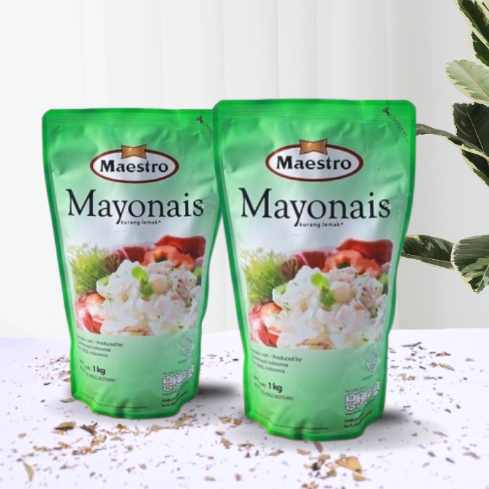 

Mayonaise 1kg Maestro / Mayonaise Salad Sayur Buah / Saus Dressing