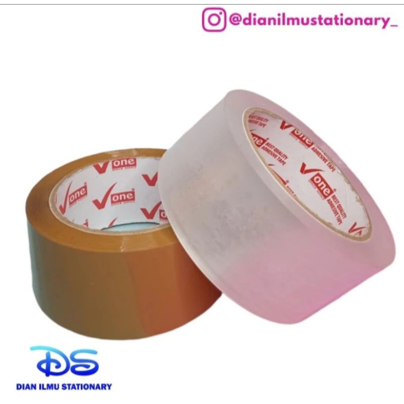 

Lakban Opp Bening/Coklat V-one