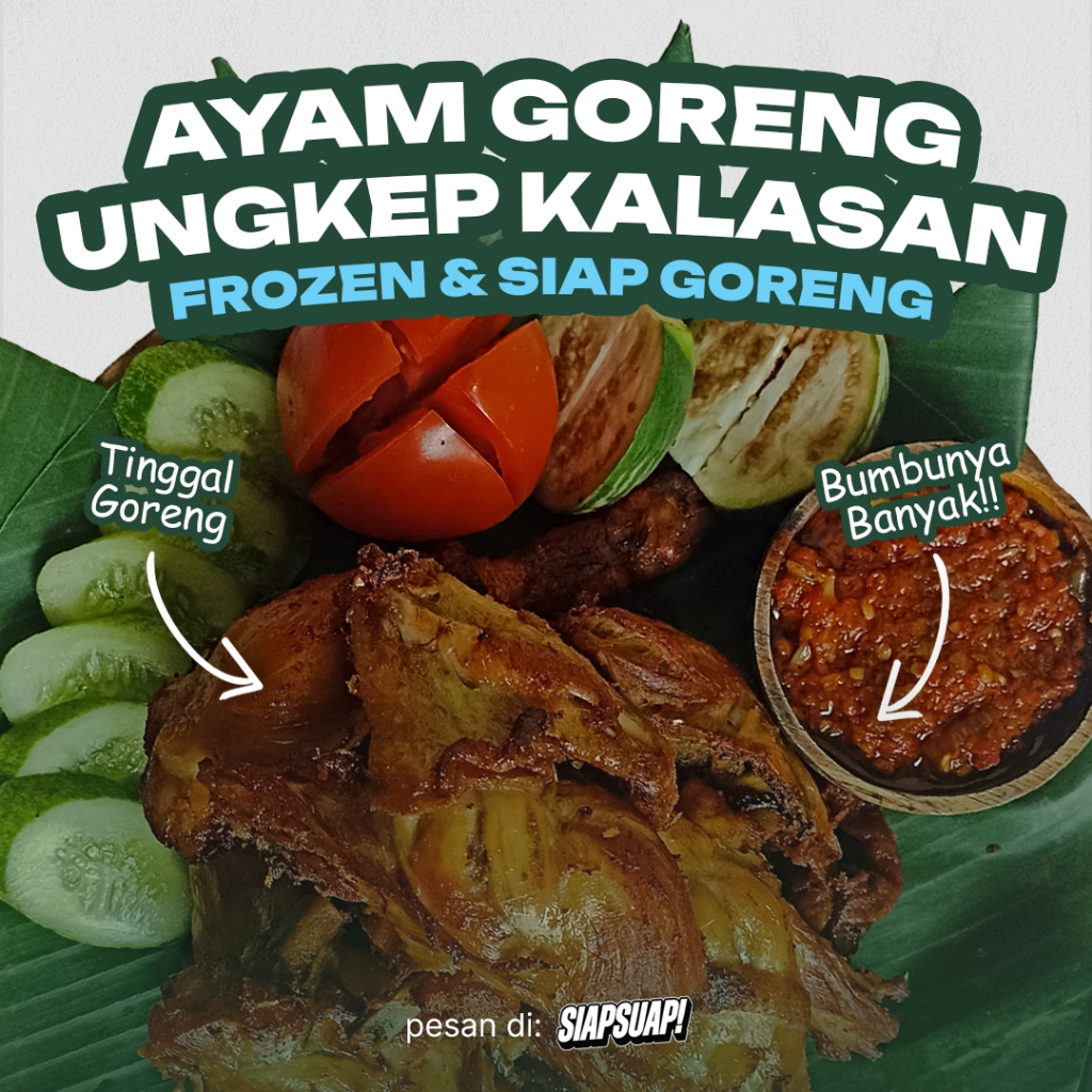 

Ayam Goreng Kalasan 4/8 Potong Frozen Siap Goreng Bakar Masak Manis Gurih Halal Kemasan Vacuum