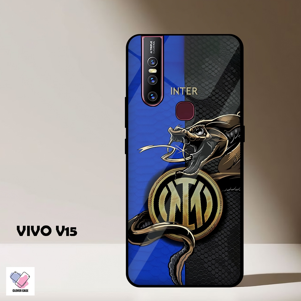[BL22]  Case Glossy Case | VIVO V15 | CASE KEKINIAN LUCU |  Casing Hp Kilau Motif INTER MILAN