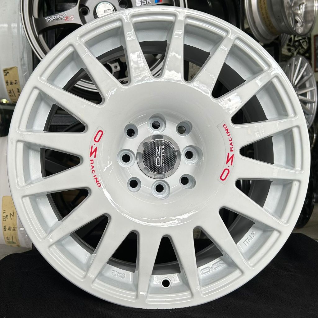 JUAL VELG MOBIL RING 16 - VELG OZ R16 LEBAR 7 HOLE 8X100/114.3 ET 42 WHITE