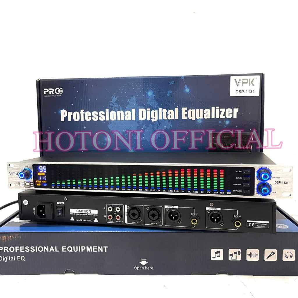 Equliser Digital VPK DSP 1131 Original Equalizer Digital VPK1131 Vpk Dsp1131 Bagus ( Bisa COD )