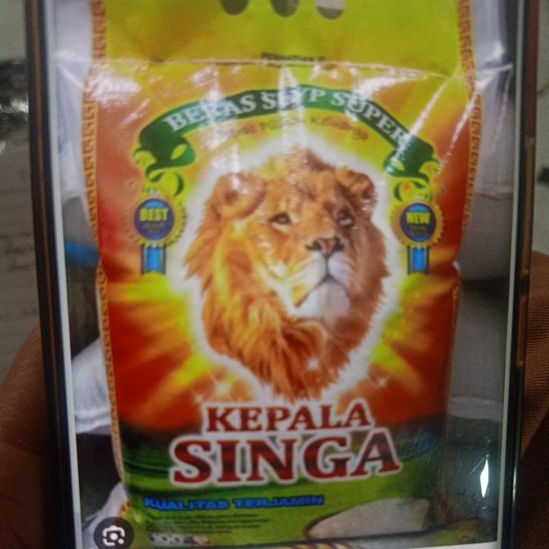 

Beras kepala Singa 5 kg