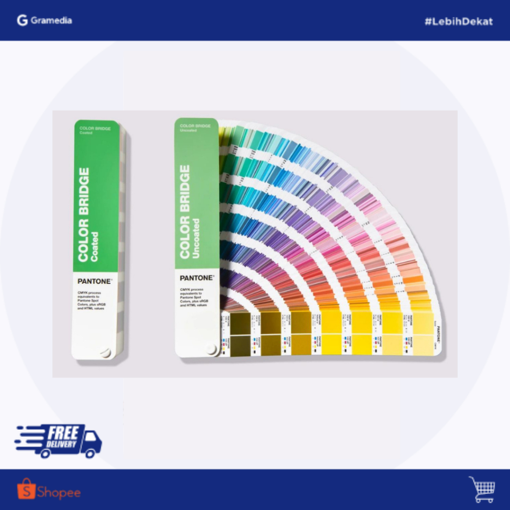 

GRAMEDIA BOGOR - PANTONE GP6102B COLOR BRIDGE GUIDE SET